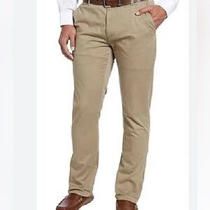 Kirkland Signature Men's Classic Straight Fit Chino Khaki Pants 36x32